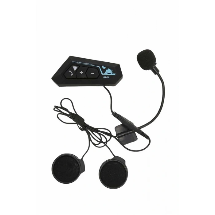 VipMarketim Intercom Bluetooth Kask Kulaklık Motosiklet Kulaklık 5.0 Bluetooth