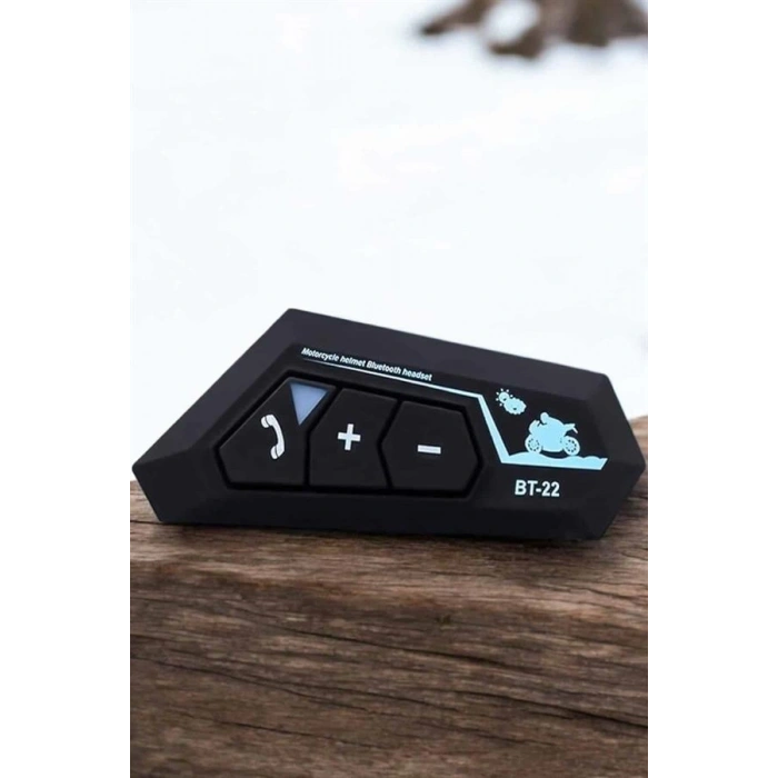 VipMarketim İnterkom Intercom Kask Kulaklık Bt22 Bluetooth Motosiklet Kulaklık 5.0 Bluetooth