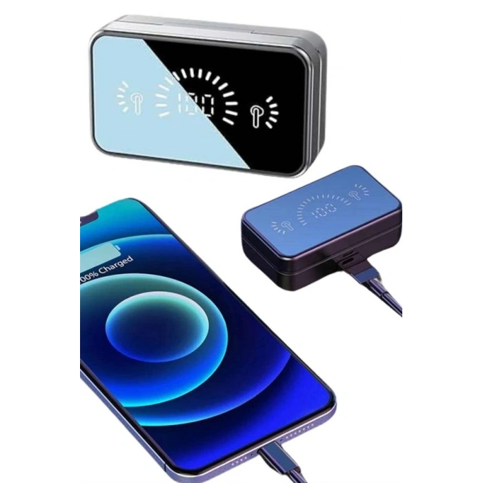 VipMarketim İos Android Uyumlu Bluetooth Kulaklık Kablosuz Kulaklık Yüksek Basslı