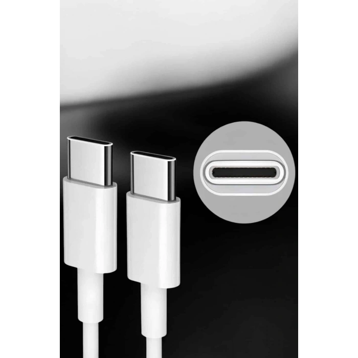VipMarketim İOS Uyumlu Type-C Girişli Hızlı Şarj 15/15 Pro Max Adaptör ve Kablosu