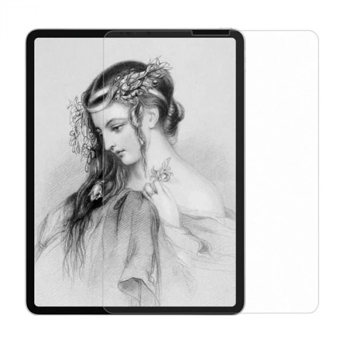 VipMarketim İPad Pro 12.9 İnch 2021-2020-2018 Paper Like Film Darbe Emici Pet Ekran Koruyucu-(5775)