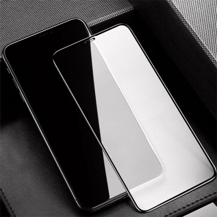 VipMarketim İPhone 11 Pro 2İN1 Full Glue Tempered Cam Ekran Koruyucu +Kamera Lens Set-(5775)
