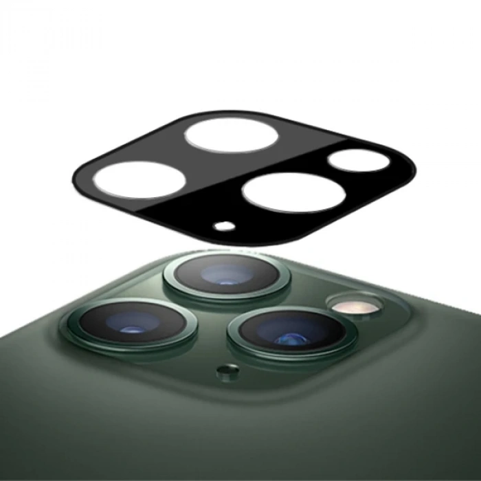VipMarketim İPhone 11 Pro 2İN1 Full Glue Tempered Cam Ekran Koruyucu +Kamera Lens Set-(5775)
