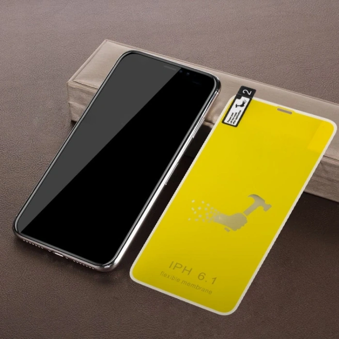 VipMarketim İphone 11 Pro Maxİphone Xs Max 6.5 Nano Tpu Full Kaplama Ekran Koruyucu-(5775)