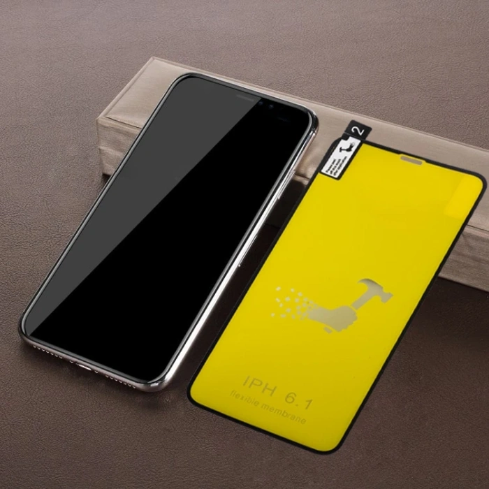 VipMarketim İphone 11 Pro Maxİphone Xs Max 6.5 Nano Tpu Full Kaplama Ekran Koruyucu-(5775)