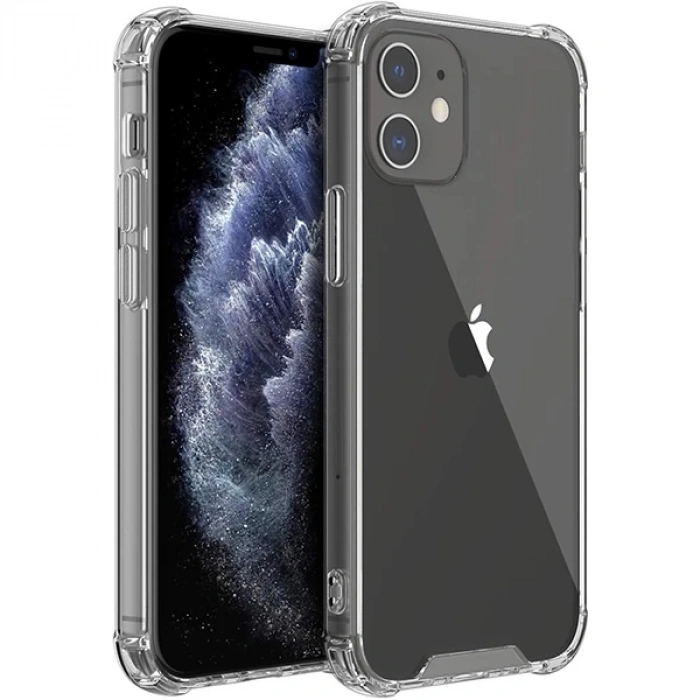 VipMarketim İPhone 12-İPhone 12 Pro 6.1 Anti-Drop Silikon Kılıf Shockproof-(5775)