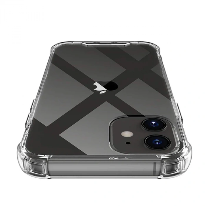 VipMarketim İPhone 12-İPhone 12 Pro 6.1 Anti-Drop Silikon Kılıf Shockproof-(5775)
