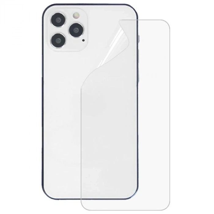 VipMarketim İPhone 12 Pro 6.1 Membran Nano Hidrojel Film Arka Koruyucu hayalet Arka Koruyucu-(5775)