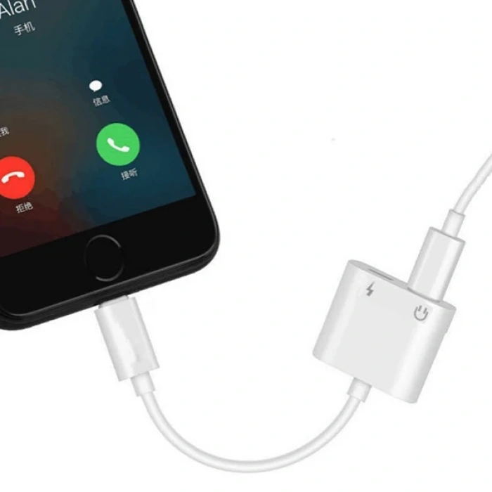 VipMarketim İPhone 14- 13-12-11- Lightning Kulaklık +Şarj Usb Adaptörü-(5775)