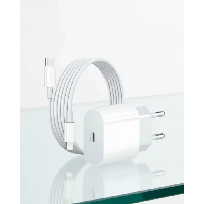 VipMarketim iPhone 14 13 12 11 Pro Pro Max 20W PD Lightning Hızlı Şarj Cihazı