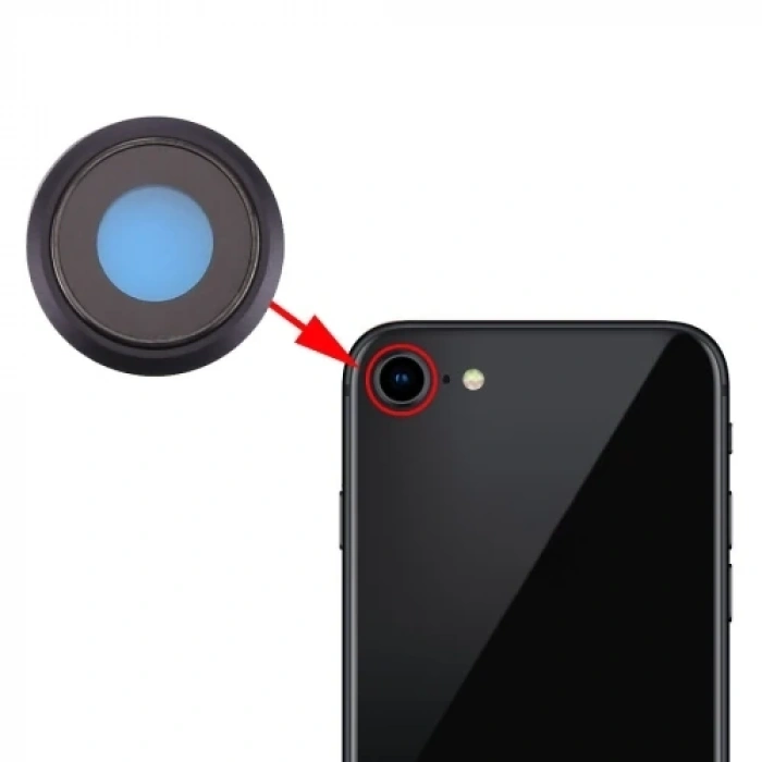 VipMarketim İPhone 8 Kamera Lens Kapak Full-(5775)