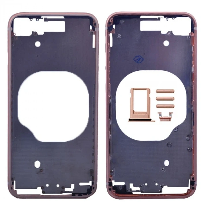 VipMarketim İPhone 8 Orta Kasa Ve Sim Kapağı Tutucu-(5775)