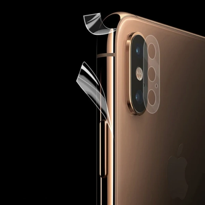 VipMarketim İphone Xs Hidrojel Hayalet Yan Alt Üst Kamera Kaplama-(5775)