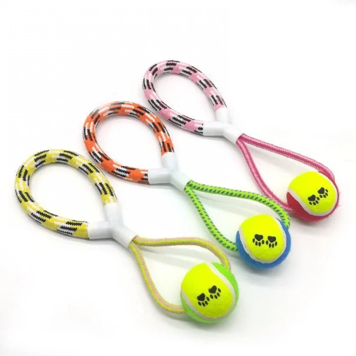 VipMarketim İpli Köpek Oyun Topu