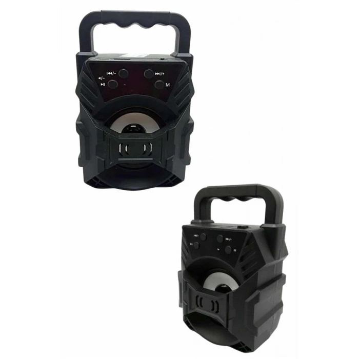 VipMarketim Işıklı Bluetooth Hoparlör Ses Bombası Taşınabilir Yüksek Ses Kaliteli Radyo Özelliği