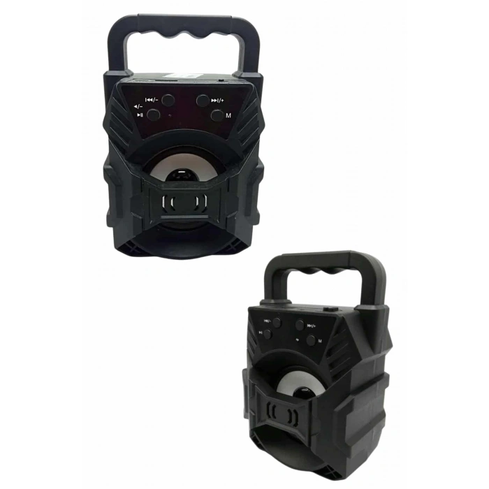 VipMarketim Işıklı Bluetooth Hoparlör Ses Bombası Taşınabilir Yüksek Ses Kaliteli Radyo Özelliği