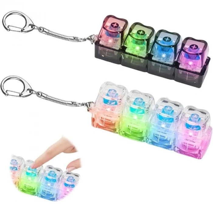 VipMarketim Işıklı Klavye Tuşu Switch Anahtarlık