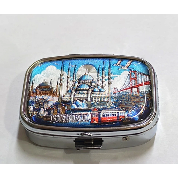 VipMarketim İstanbul Temalı İlaç Kutusu - Model 3