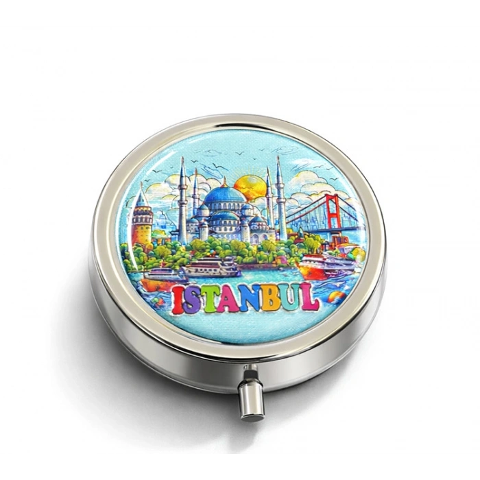 VipMarketim İstanbul Temalı İlaç Kutusu - Model 7