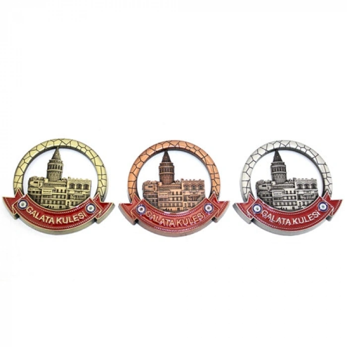 VipMarketim İstanbul Temalı Metal Magnet