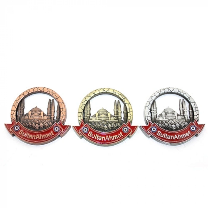 VipMarketim İstanbul Temalı Metal Magnet