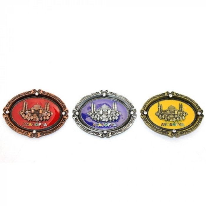 VipMarketim İstanbul Temalı Metal Magnet