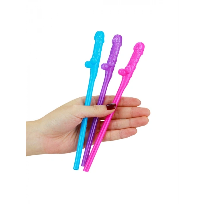 VipMarketim Jokes & Parties Original Willy Straws – Pack of 9 Dildo Pipet