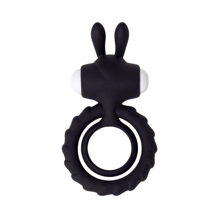 VipMarketim Jos Bad Bunny Penis Halkası, Silikon, Siyah, 9 Cm