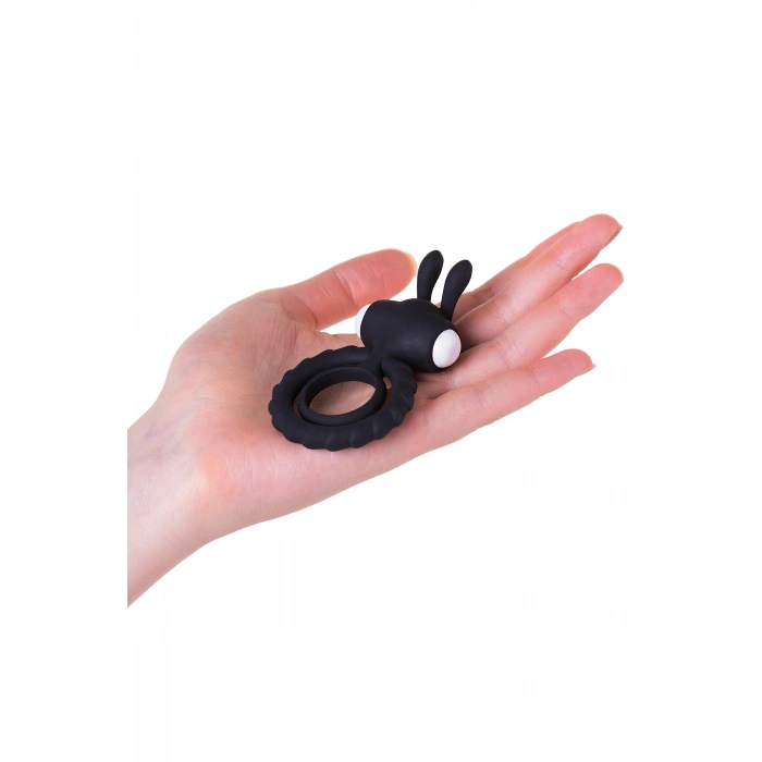 VipMarketim Jos Bad Bunny Penis Halkası, Silikon, Siyah, 9 Cm