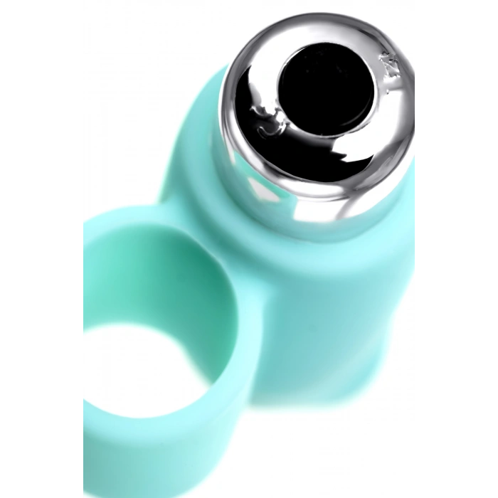 VipMarketim Jos Bli̇ss Parmak Vibratörü, Silikon, Mavi, 9 Cm