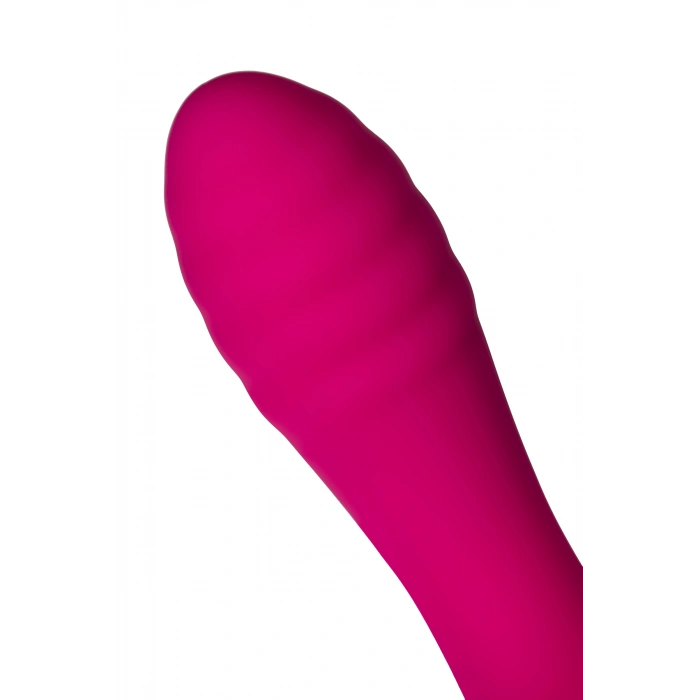 VipMarketim Jos Danvi Vakum Dalgası Vibratör, Silikon, Pembe, 21,5 Cm