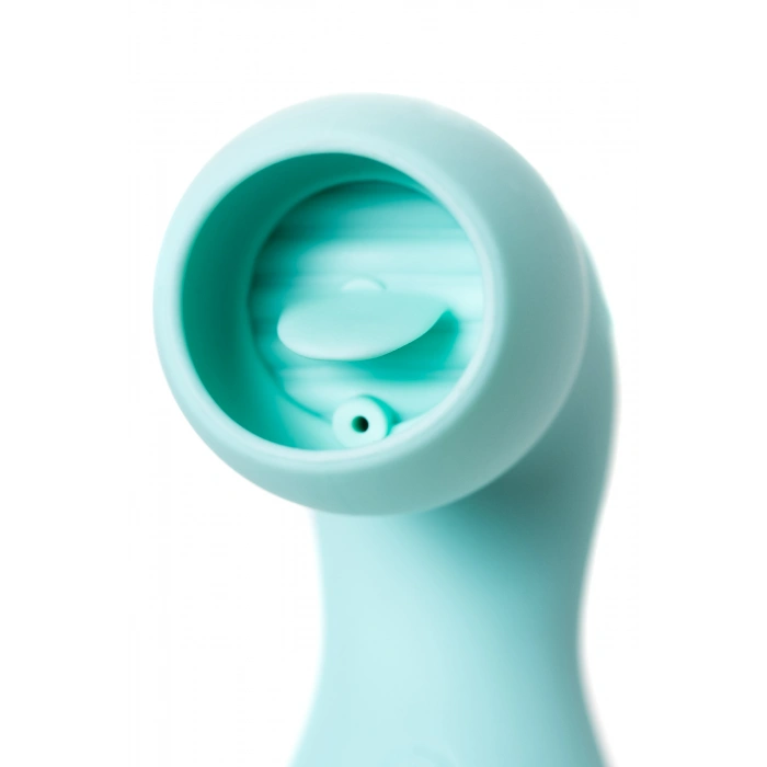 VipMarketim JOS DİNGO Dilli Klitoral Vakum Vibratörü, silikon, cam göbeği, 9,5 cm