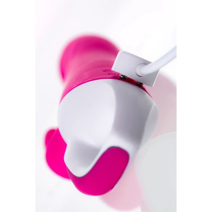 VipMarketim JOS ELLY Isıtmalı Vibratör,  silikon, pembe, 21,5 cm