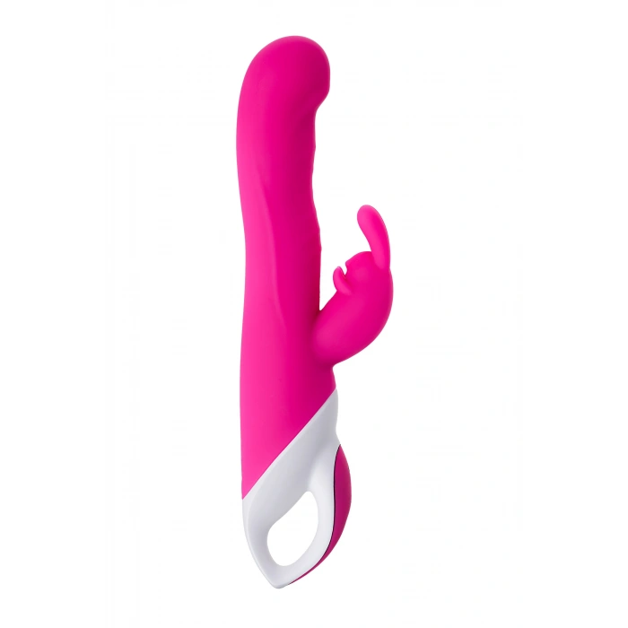 VipMarketim Jos Elly Isıtmalı Vibratör, Silikon, Pembe, 21,5 Cm