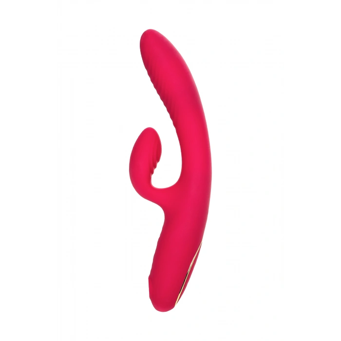 VipMarketim Jos Enila Vakum Dalgalı Vibratör, Silikon, Pembe, 23 Cm