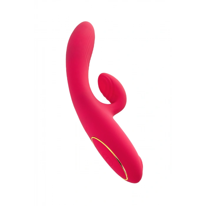 VipMarketim Jos Enila Vakum Dalgalı Vibratör, Silikon, Pembe, 23 Cm