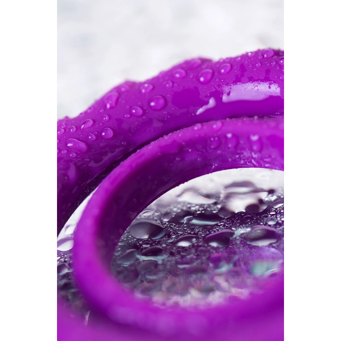 VipMarketim Jos Good Bunny Penis Halkası, Silikon, Mor, 9 Cm