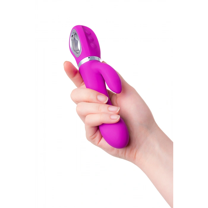 VipMarketim Jos Joly Vibratör, Wow Modu, Silikon, Mor, 19,6 Cm