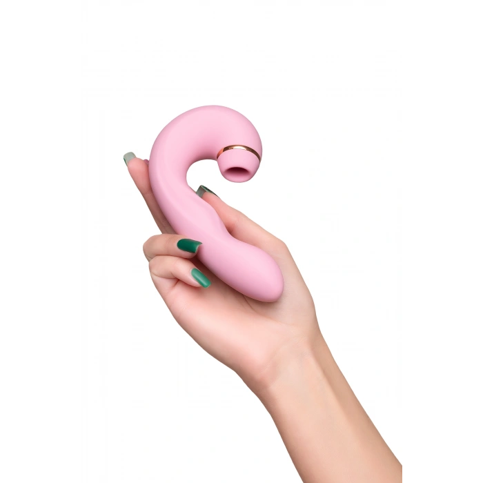 VipMarketim Jos Juna Çok Fonksiyonlu Vibratör, Pembe, 15 Cm