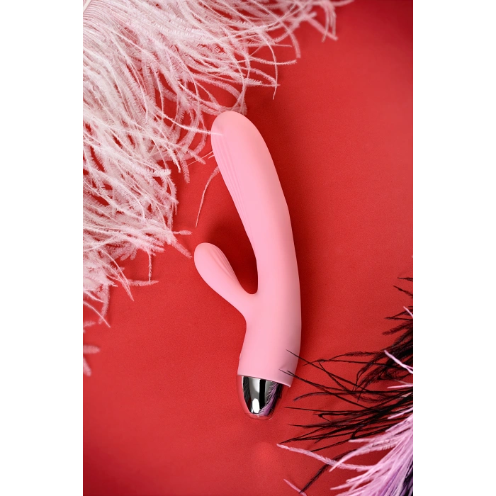 VipMarketim JOS MİLLY Isıtmalı Vibratör, silikon, pembe, 20 cm
