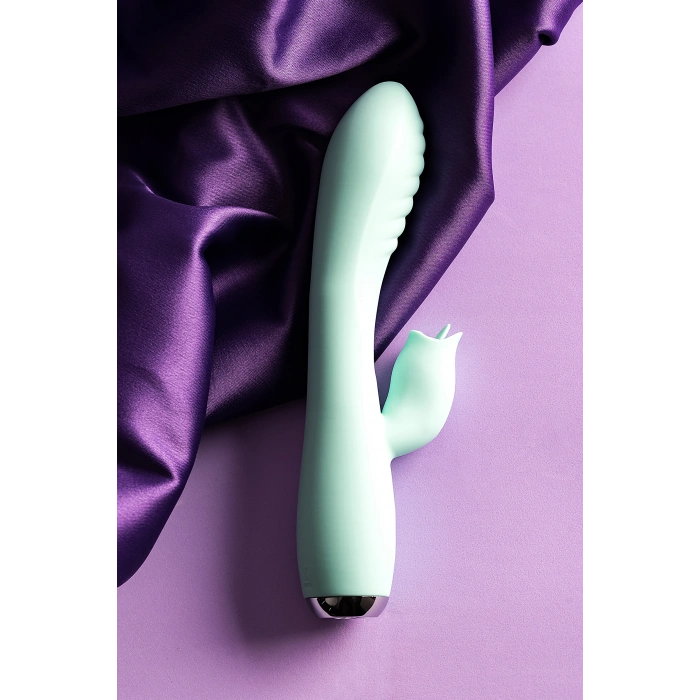 VipMarketim Jos Mi̇lo Klitoral Uyarıcı Ve Dilli Vibratör, Silikon, Cam Göbeği, 20 Cm