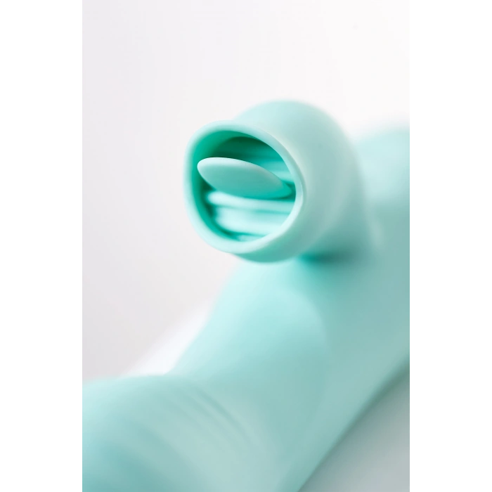 VipMarketim JOS MİLO Klitoral Uyarıcı ve Dilli Vibratör, Silikon, Cam Göbeği, 20 cm