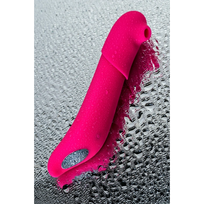 VipMarketim JOS  Oscar 2si 1 arada  Vakum Dalgası Vibratör , silikon, pembe, 20.5 c