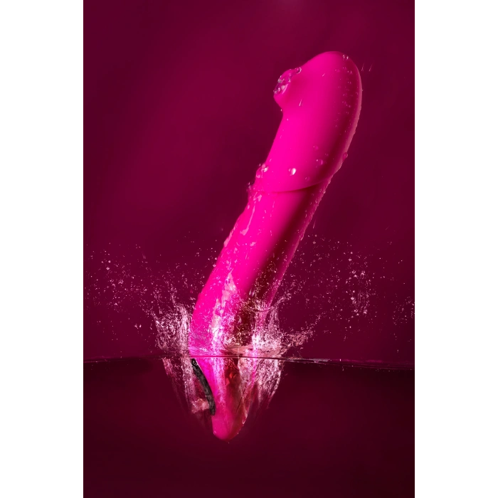 VipMarketim Jos Oscar 2si 1 Arada Vakum Dalgası Vibratör , Silikon, Pembe, 20.5 C