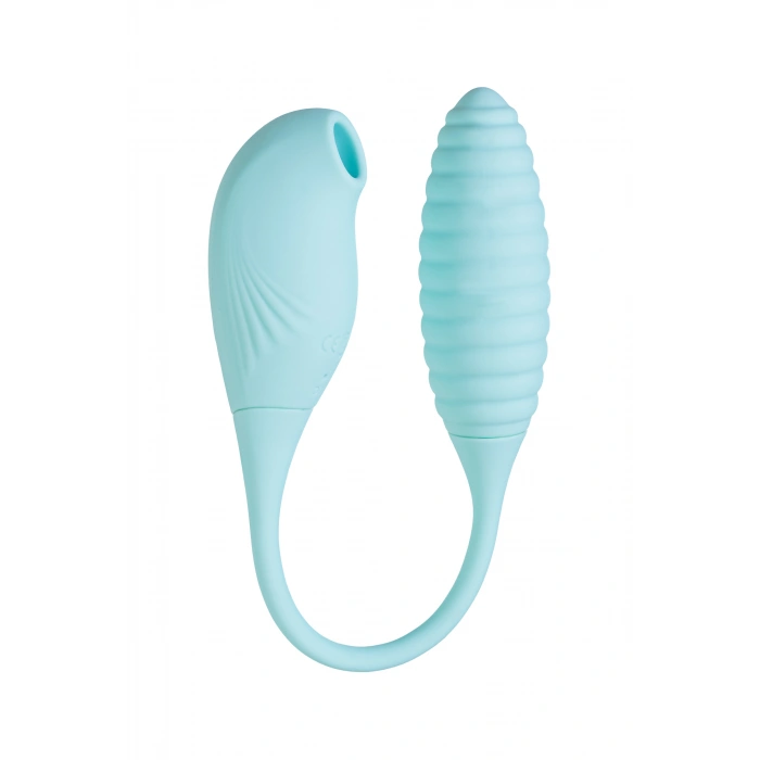 VipMarketim JOS Roow vakum dalgası stimülatörü, silikon, mavi, 36 cm