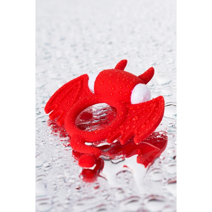 VipMarketim JOS SWEET DEVİL Penis Halkası, silikon, kırmızı, 8,5 cm