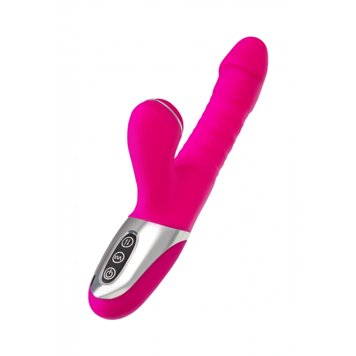 VipMarketim JOS TO-FROLLY Vakum Dalgası Vibratörü, Silikon, Pembe, 21,5 cm
