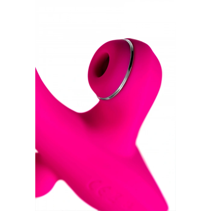VipMarketim JOS TRIPLING  3ü 1 Arada Vibratör, Silikon, Pembe, 21 cm