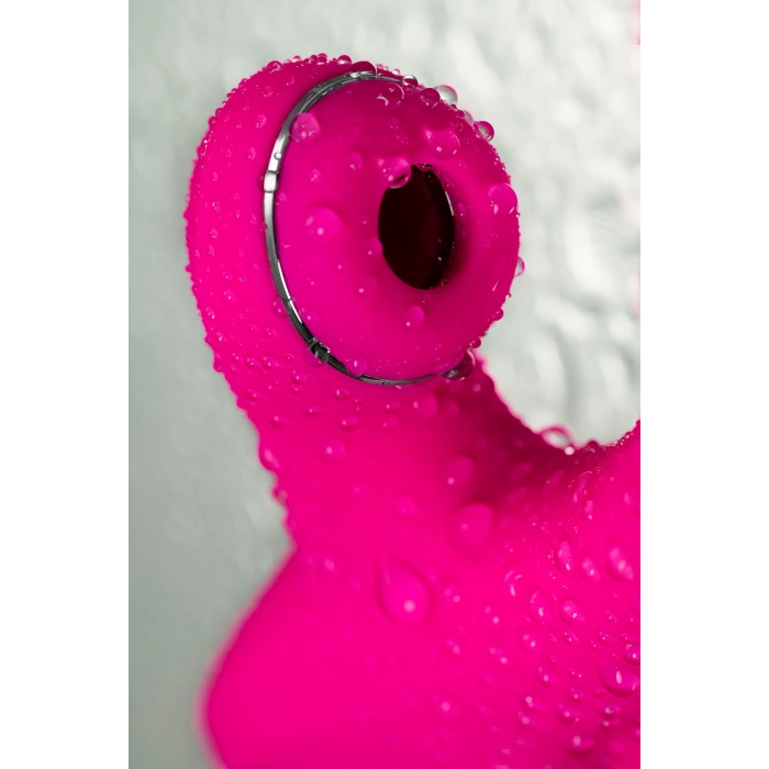 VipMarketim JOS TRIPLING  3ü 1 Arada Vibratör, Silikon, Pembe, 21 cm