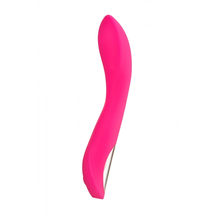 VipMarketim Jos Twig Vibratör, 5 Titreşim Modu, Silikon, Pembe, 20,5 Cm, Ø 3,4 Cm
